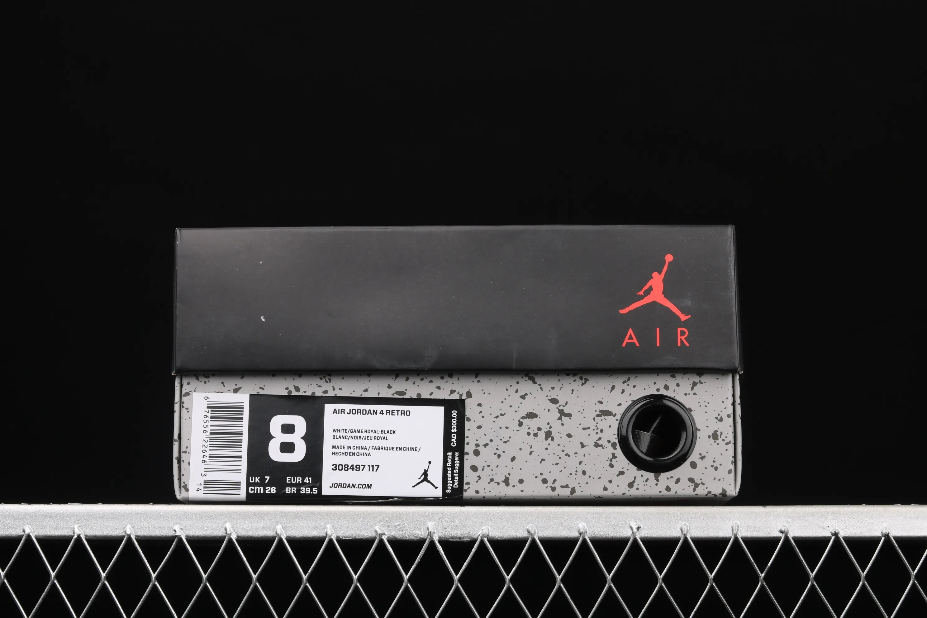 All categories Air Jordan Jordan series basketball shoes Air Jordan 4 G version Air Jordan 4 Retro AJ4 Joe 4 white and blue 308497-117